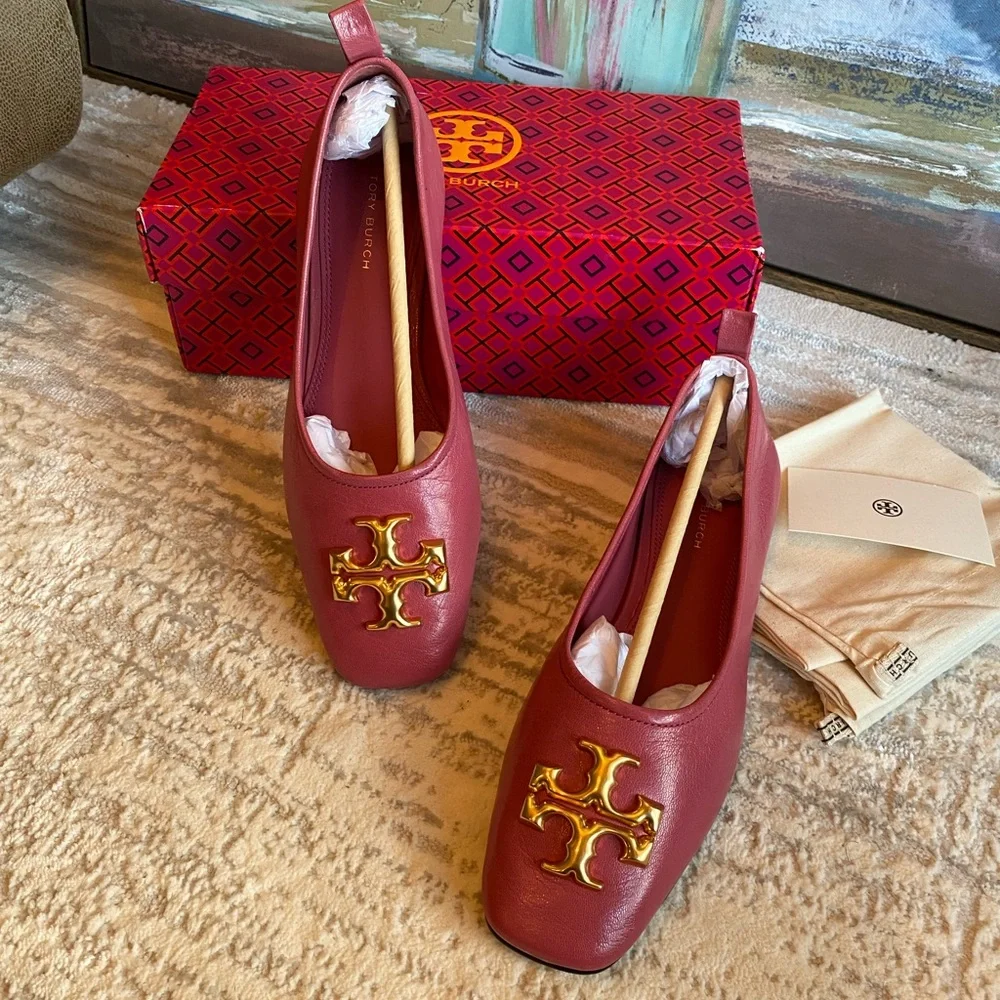 ✨NEW✨Tory Burch Eleanor Ballet Flats - Picture 1 of 7
